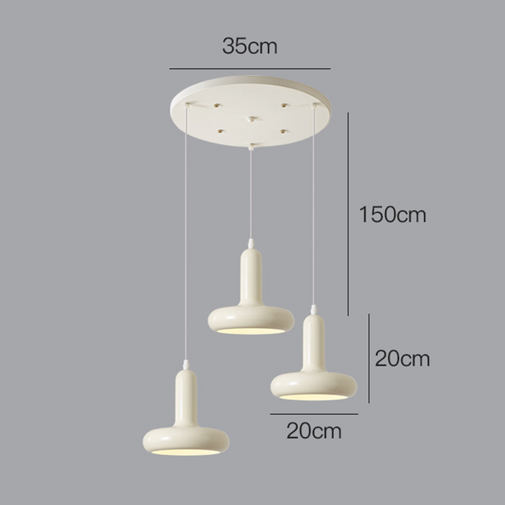 Bauhaus Puck Creamy Pendant Light | Kalsten