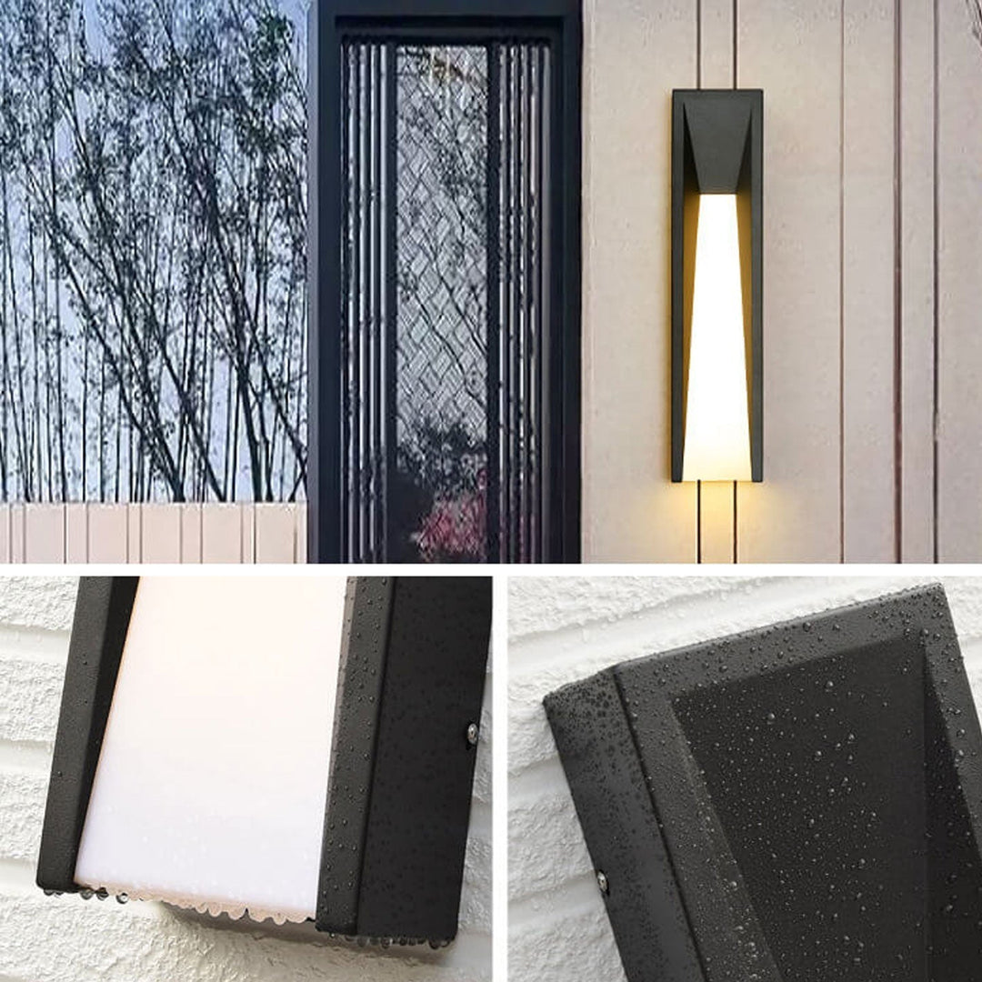 Waterproof Simple Strip Design LED Outdoor Wall Sconce Lamp | Kalsten