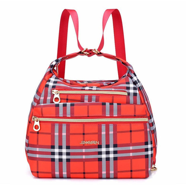 Bag with double zippers, backpack, handbag and crossbody bag | Kalsten