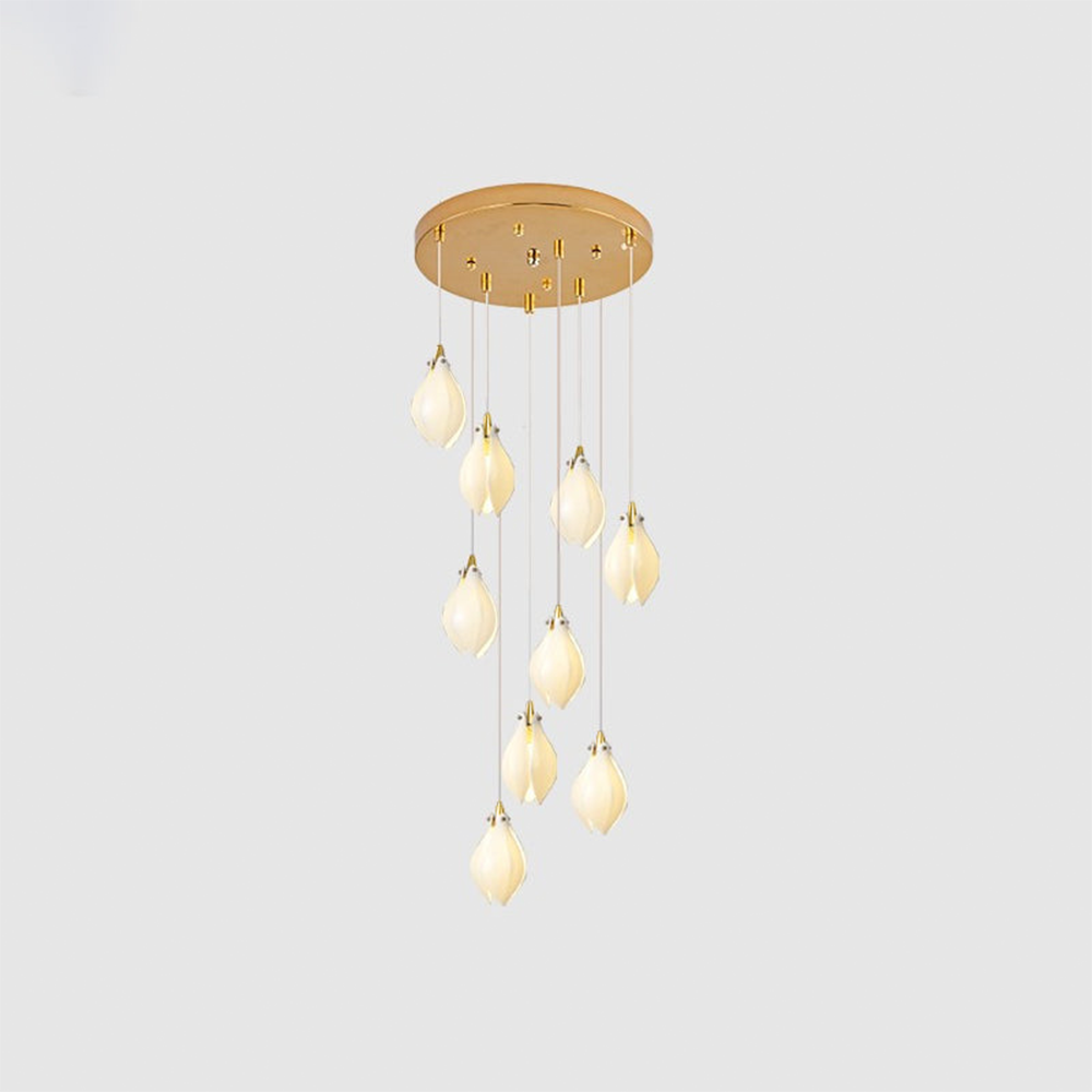 Creative Multi-heads Stylised Bloom Buds Pendant Lamp | Kalsten