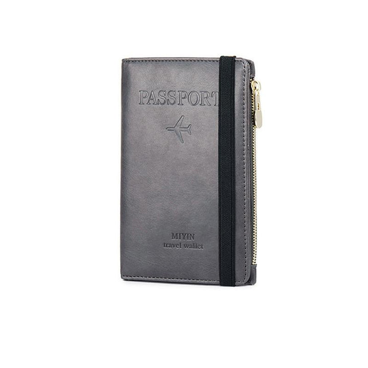 Men's Leather Passport Wallet with RFID Blocking | Kalsten