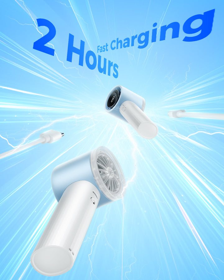 Portable High Speed Handheld Turbo Fan with LED Display | Kalsten