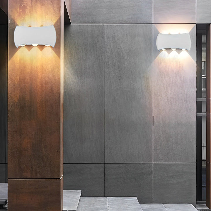 Outdoor Up Down Light LED Waterproof Exterior Aluminum Wall Lights | Kalsten