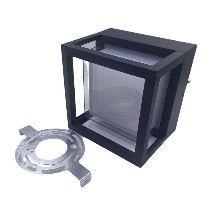 Modern Minimalist Waterproof Square Aluminum Acrylic LED Outdoor Wall Sconce Lamp For Garden | Kalsten