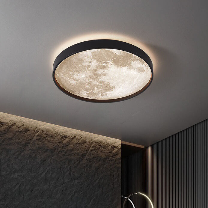 Flush Mount Ceiling Light Iron 18–48W 10–22 in Modern Hallway Bedroom Living Room Adjustable LED Fixture | Kalsten
