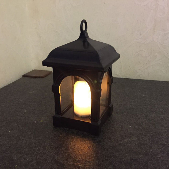 Traditional European Solar Waterproof House Cubic Plastic LED Landscape Lighting Outdoor Light For Garden | Kalsten