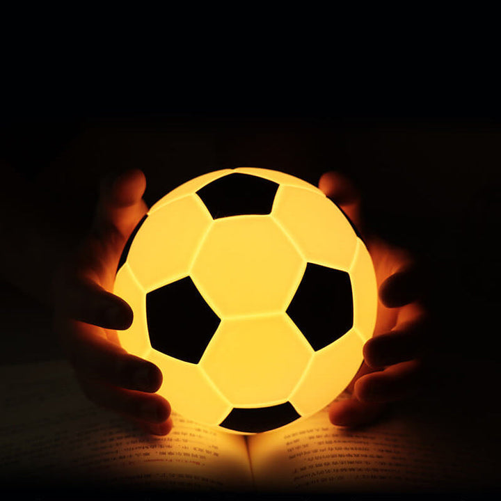 Creative Soccer Silicone LED Night Light USB Charging Table Lamp | Kalsten
