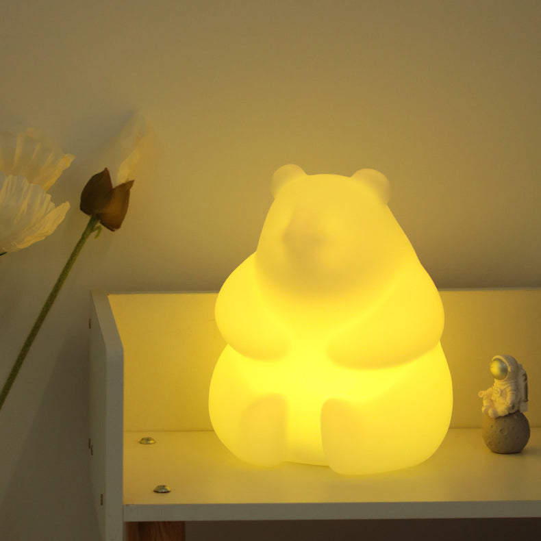 Contemporary Creative Bear PE LED Table Lamp for the Living Room | Kalsten