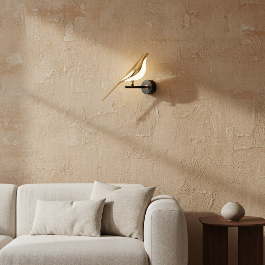 Bird-Design LED Wall Sconce