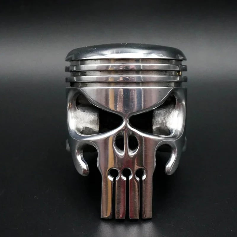 Kalsten | Piston Art Skull Keychain
