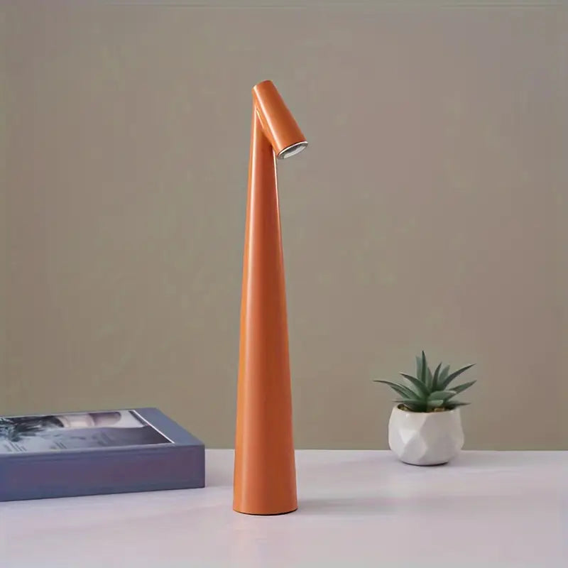Table Lamp Modern Red Metal LED Light | Kalsten