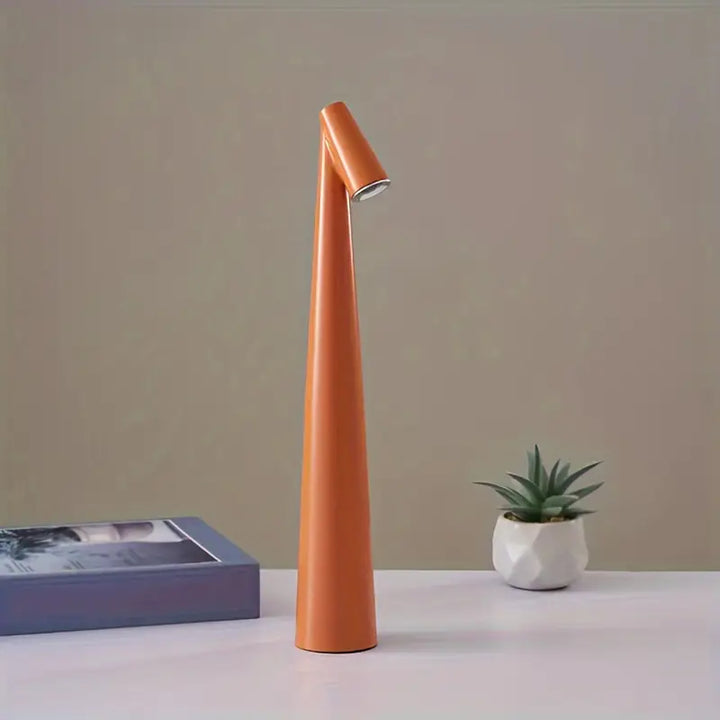 Table Lamp Modern Red Metal LED Light | Kalsten