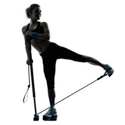 BowLift | 8-in-1 Portable Pilates Bar Kit with Resistance Band, Foot Loop, Ideal for Home Total Body Workout, Gym, Weightlifting