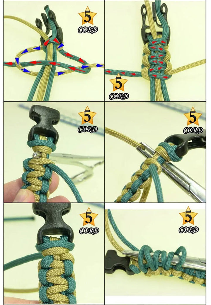 15-in-1 Survival Paracord Bracelet | Kalsten