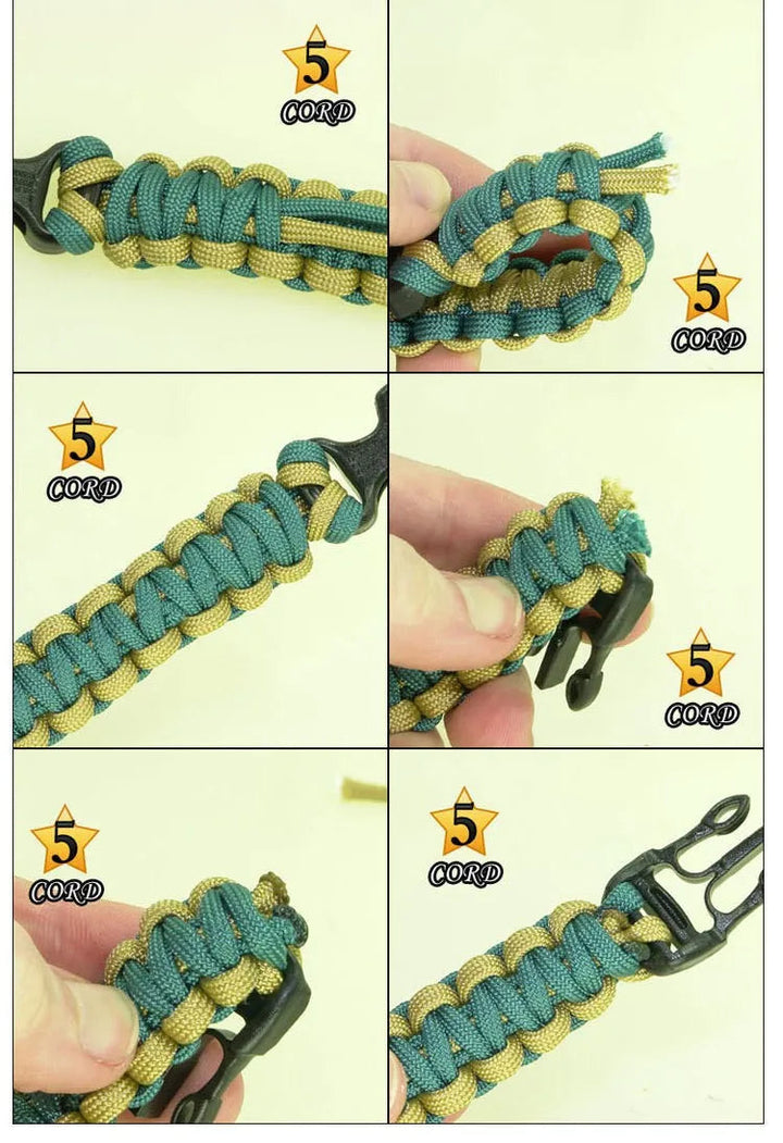 15-in-1 Survival Paracord Bracelet | Kalsten