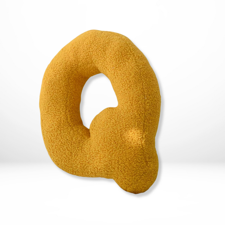 Kalsten | Velvet Alphabet Decorative Cushion With Letters A To Z