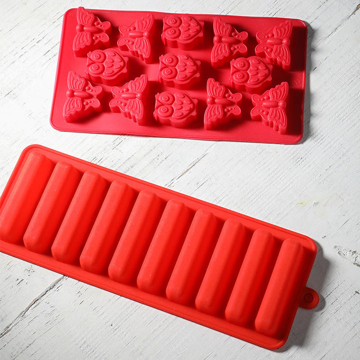 Unisex Silicone Ice Cube Mold with 10 Chambers Kalsten