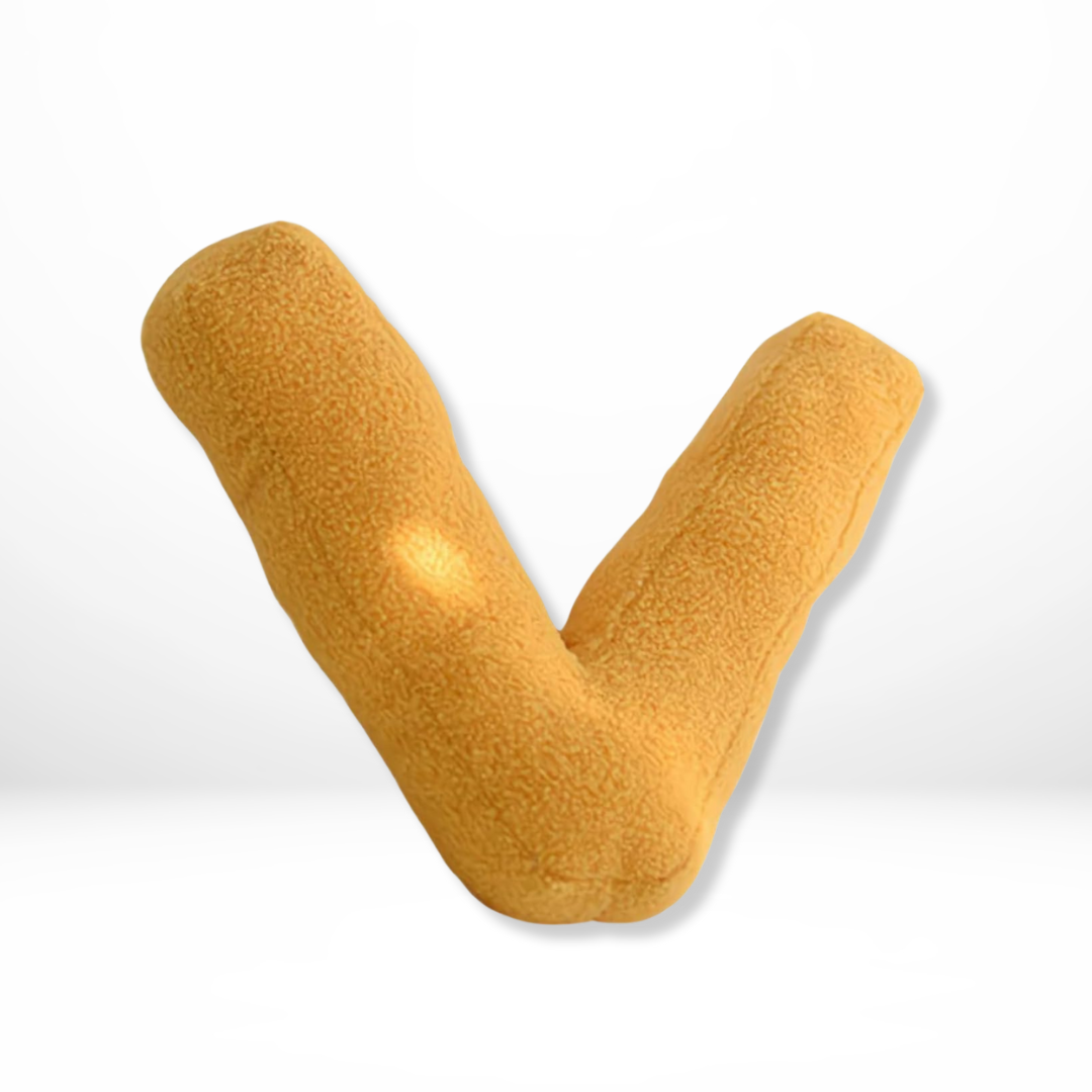 Kalsten | Velvet Alphabet Decorative Cushion With Letters A To Z