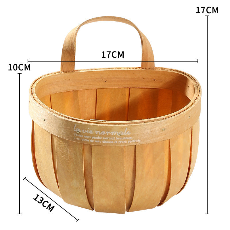 Wooden Storage Basket Kalsten