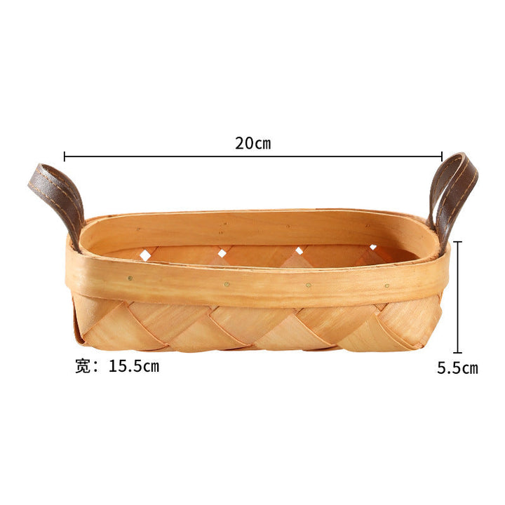 Unisex Multifunctional Storage Box made of Woven Natural Material Kalsten
