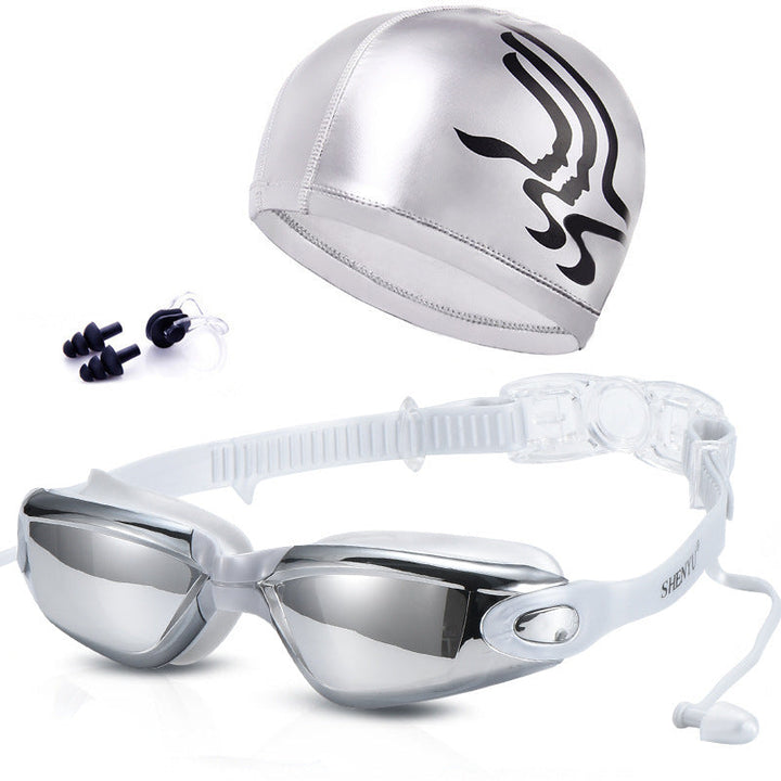 Swimming set with comfortable swimming goggles and trendy swimming cap Kalsten