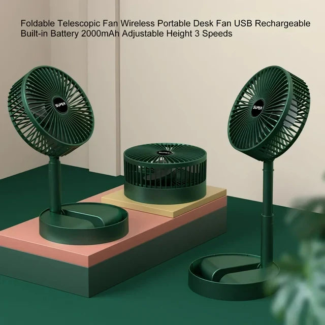 Compact 6-Inch USB Portable Fan with 3-Speed Control | Kalsten
