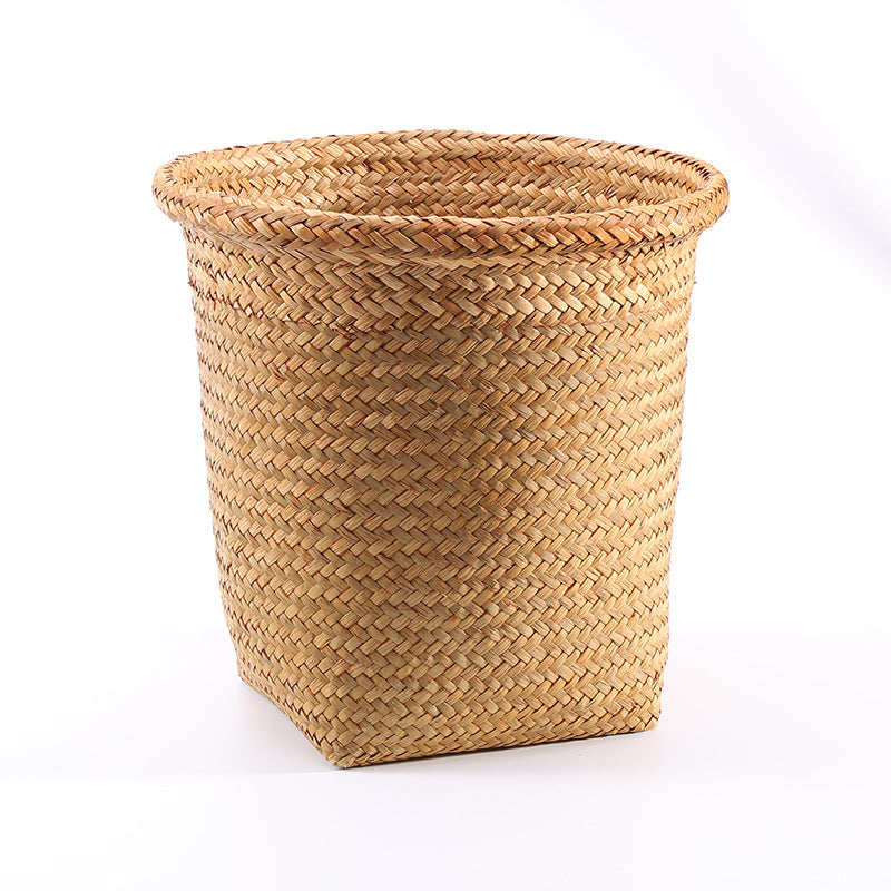 Handcrafted Natural Fiber Storage Bin Kalsten