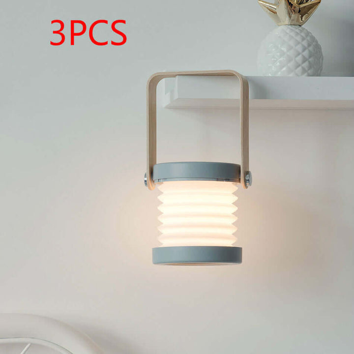 Foldable Touch Dimmable Reading LED Night Light Portable Lantern Lamp USB Rechargeable For Home Decor | Kalsten