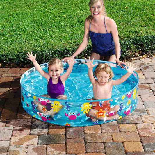 Women's inflatable children's paddling pool with maritime motif Kalsten