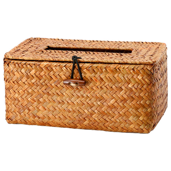Handwoven Wicker Tissue Box Holder Kalsten