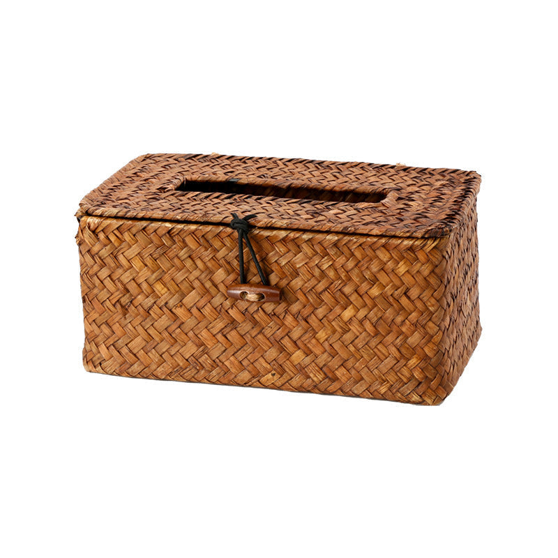 Handwoven Wicker Tissue Box Holder Kalsten