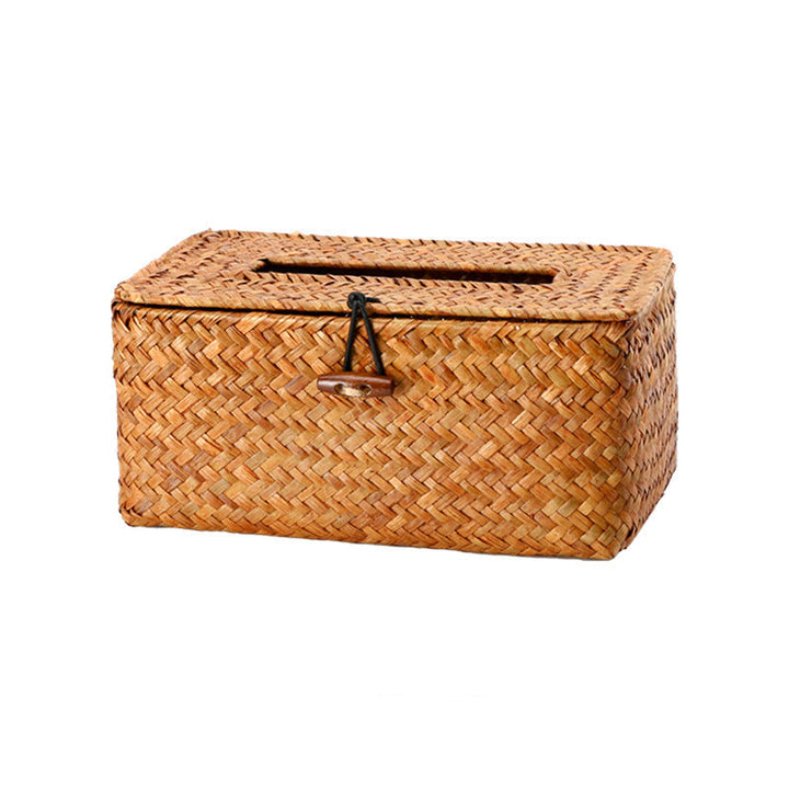 Handwoven Wicker Tissue Box Holder Kalsten