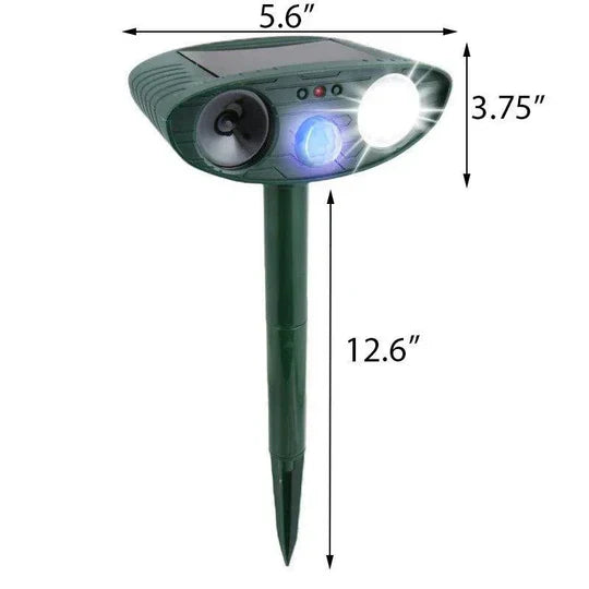 Kalsten | Ultrasonic Deer Repeller - Pack Of 4 Solar Powered - Get Rid of Deer in 48 Hours