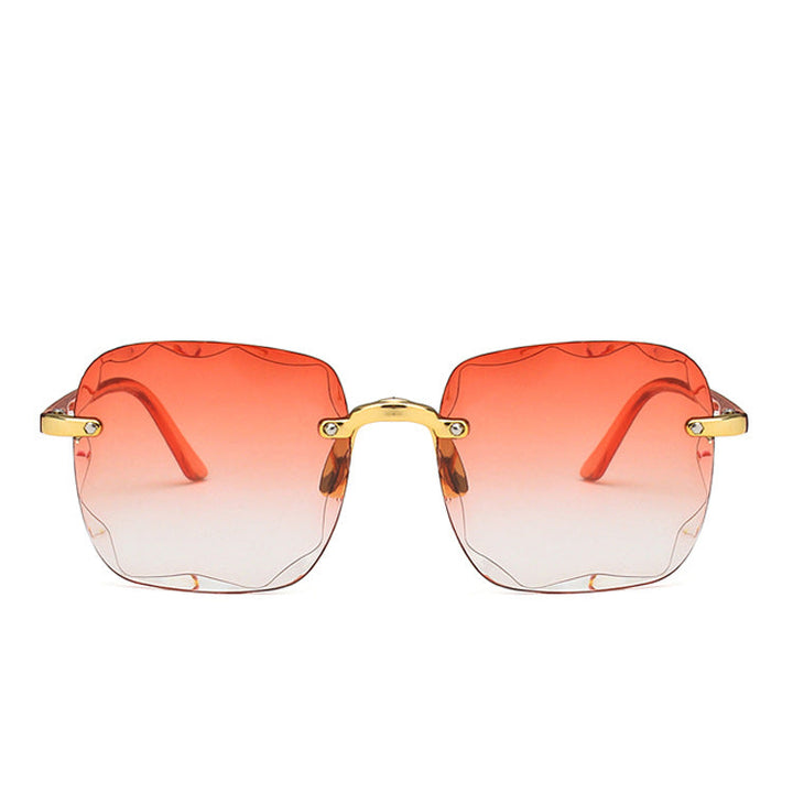 Women's trendy square sunglasses with luxurious metal frame Kalsten