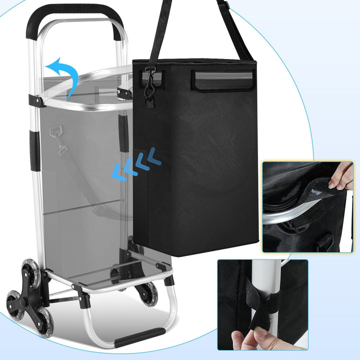 Shopping trolley shopping roller foldable 40L | Kalsten