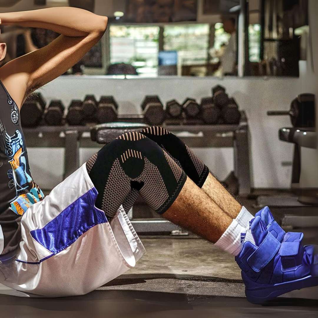 CopperFlex Knee Compression Sleeve | for Pain Relief - Support - Mobility - perfect for Athletes, Arthritis, Seniors, and Injury Recovery Kalsten