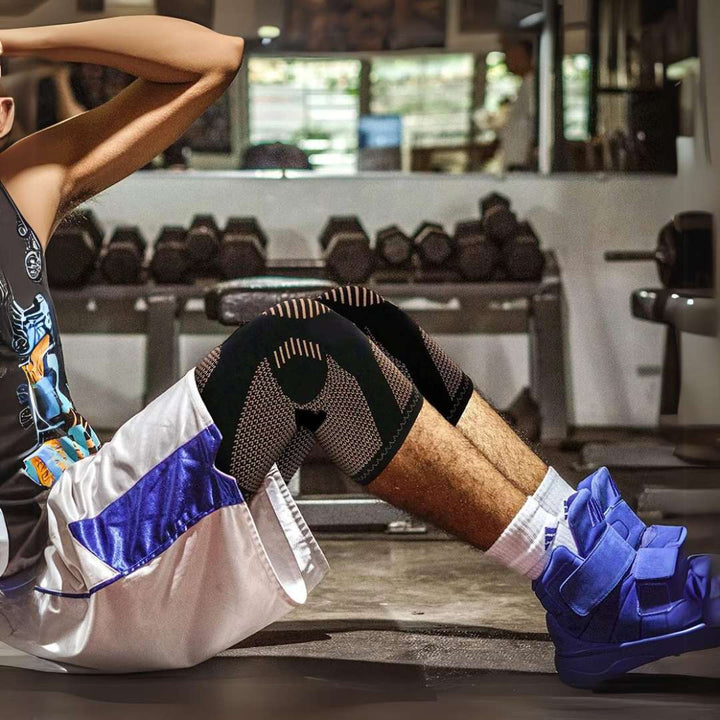 CopperFlex Knee Compression Sleeve | for Pain Relief - Support - Mobility - perfect for Athletes, Arthritis, Seniors, and Injury Recovery Kalsten
