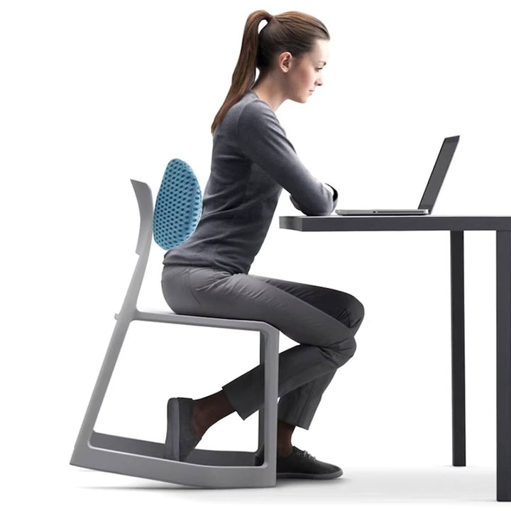 ComfortWave Lumbar Support Cushion | for Lower Back Pain Relief - Ergonomic Design for Office - Driving and Home Use Kalsten