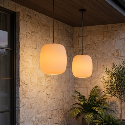 Japanese-Style Waterproof Outdoor Hanging Lantern