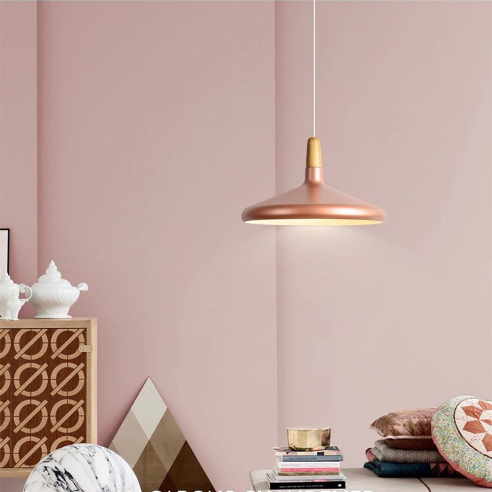 Contemporary Conical Colorful Metal Pendant Lamp | Kalsten