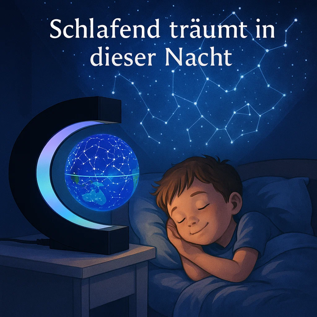 Kalsten | AstroGlobe LED World Globe – Floating Globe Lamp with Magnetic Suspension