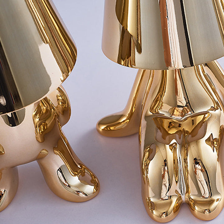 Thinker Little Golden Man Table Lamp | Kalsten