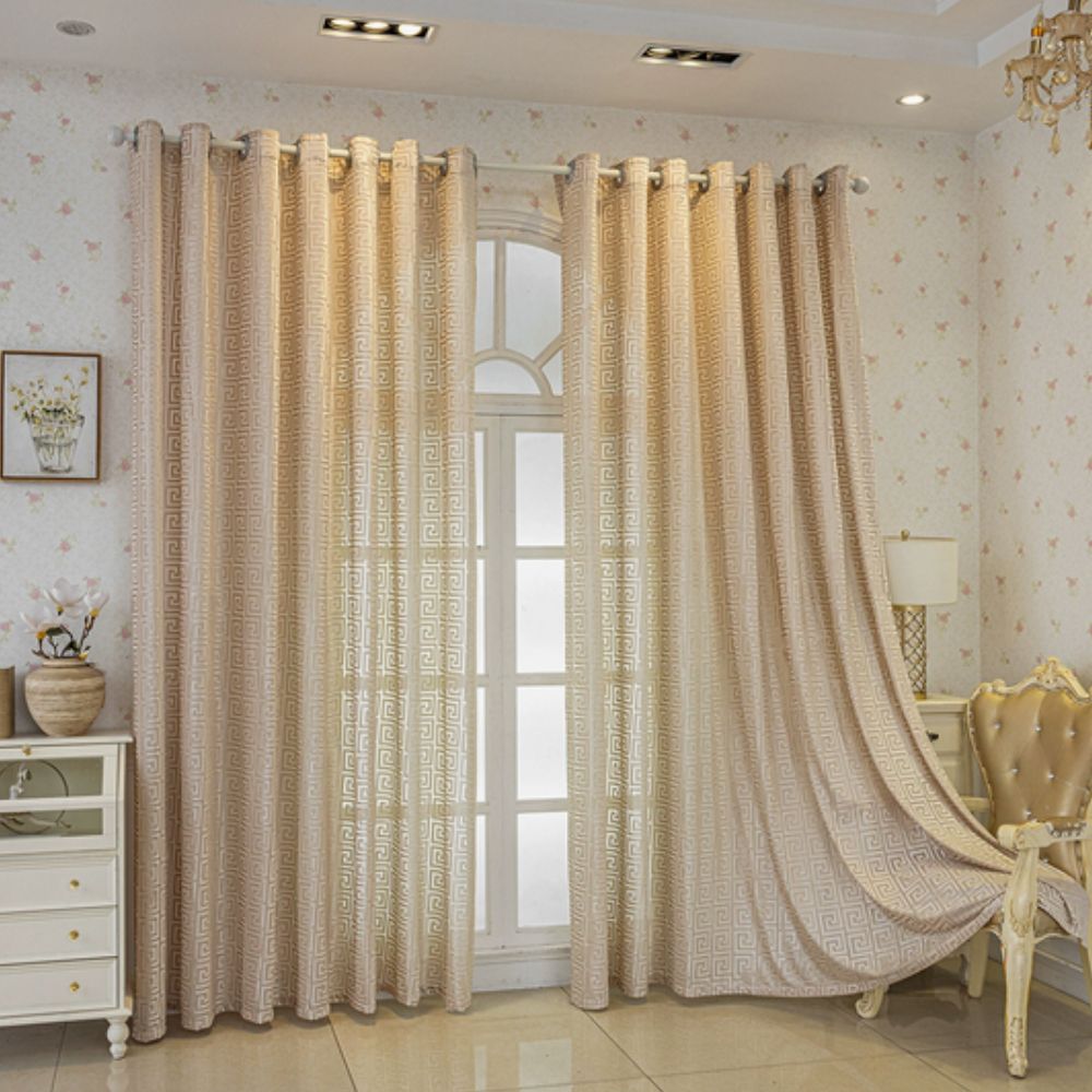 Imperial Maze Embroidered Curtains