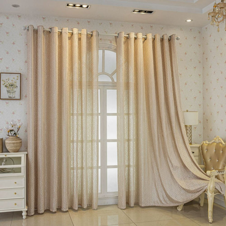 Imperial Maze Embroidered Curtains