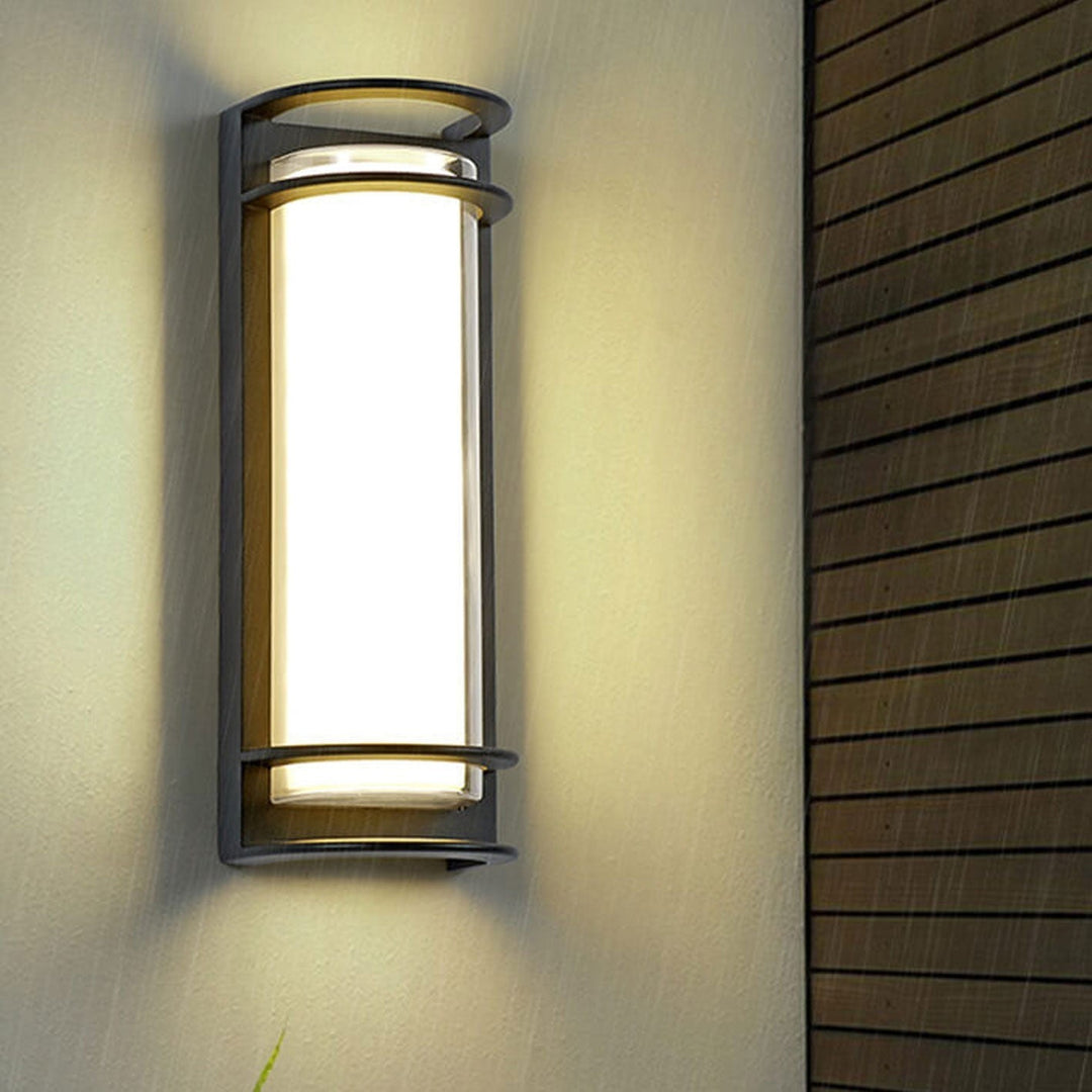 Modern Outdoor Column Waterproof LED Garden Wall Sconce Lamp | Kalsten
