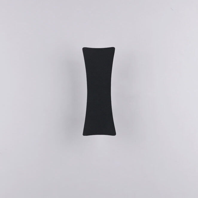 Modern Simple Rectangular Curved LED Outdoor Waterproof Wall Sconce Lamp | Kalsten