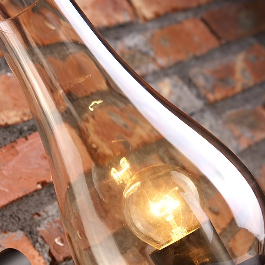 Glass Wall Sconce – Industrial Retro Iron Vintage E27 (20x30cm) | Kalsten