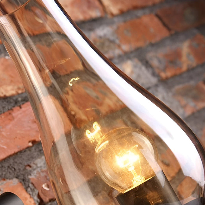 Glass Wall Sconce – Industrial Retro Iron Vintage E27 (20x30cm) | Kalsten