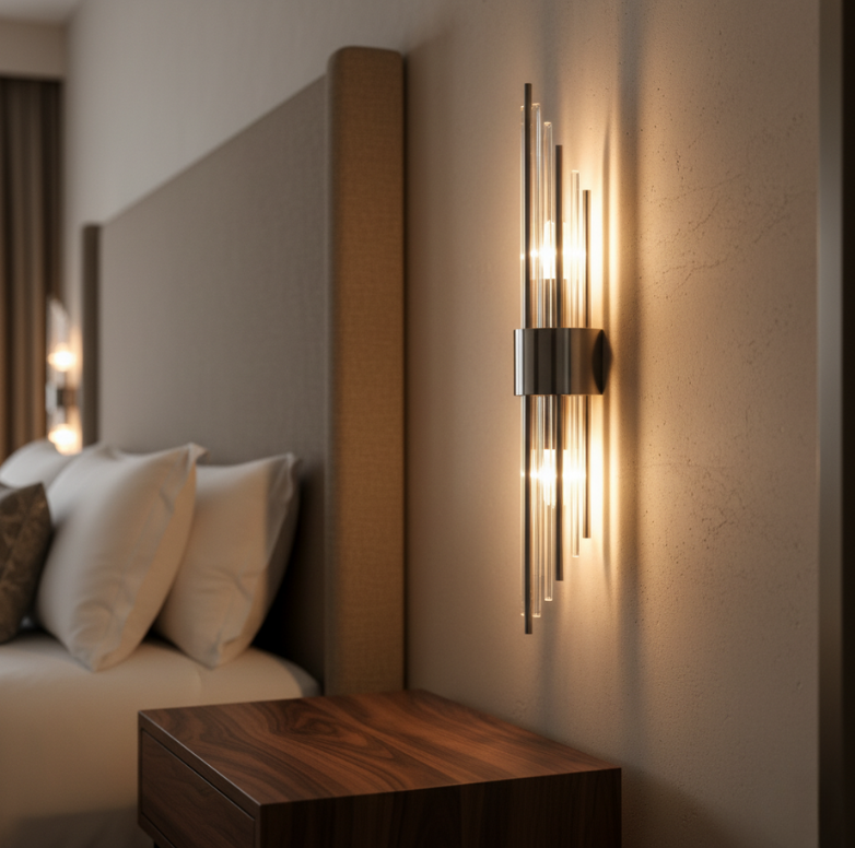 Crystal Adjustable LED Wall Sconce