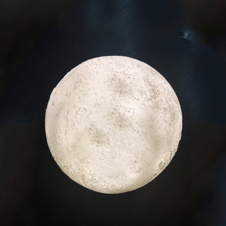 Creative Mini Rechargeable 3D Printed Moon 1-Light LED Table Lamp | Kalsten